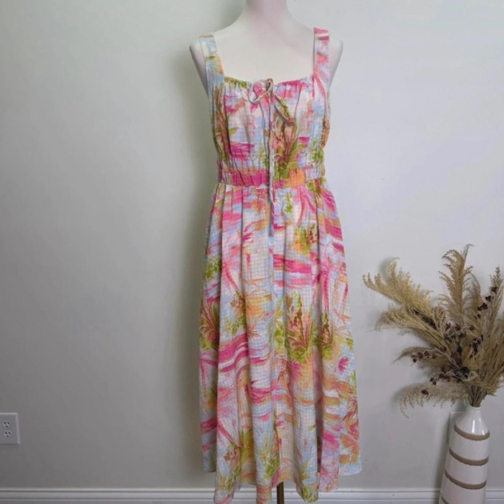 Melonie T Medium Pastel Midi Dress with Pockets